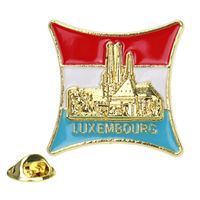 Retro Foreign Trade Tourism Souvenir Brooch Badge Collar Pin sku image 8