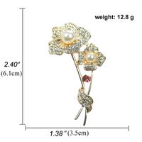 Coquille Perle Broche Corsage Coquille Fleur Forme Douce Broche Broche sku image 1