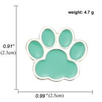 Cute Cat Paw Brooch Small Footprint Badge Drip Oil Collar Pin sku image 2