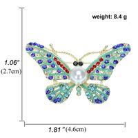 Butterfly Brooch Diamond Brooch Exquisite Corsage Pin sku image 1
