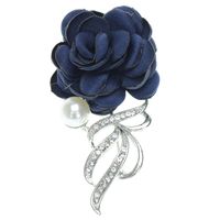 Fabric Flower Brooch Pin Fashion Corsage Shawl Buckle Pin sku image 1