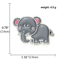 Animal Corsage Fashion Retro Zinc Alloy Brooches Drip Oil Ches Pins sku image 4