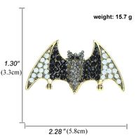 Korean High-grade Bat Brooch Simple Brooch Scarf Buckle sku image 1