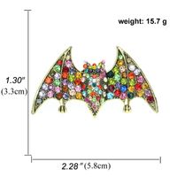 Korean High-grade Bat Brooch Simple Brooch Scarf Buckle sku image 2