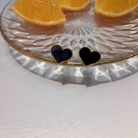 Korean Niche Design Small Heart Earrings Fashion Simple Stud Earrings sku image 2