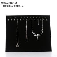 Flannel Necklace Display Stand Pendant Bracelet Jewelry Board sku image 3