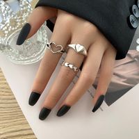 Vintage Style Heart Alloy Plating No Inlaid Women's sku image 6