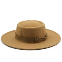 Dôme Arc 8.5 Cm Grand Chapeau À Bord Automne Et Hiver Laine Haut Chapeau Jazz Chapeau sku image 3