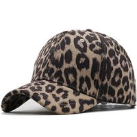 Gorra De Béisbol De Gamuza Con Estampado De Leopardo De Moda De Primavera Gorra De Protección Solar Transpirable sku image 3