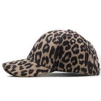 Gorra De Béisbol De Gamuza Con Estampado De Leopardo De Moda De Primavera Gorra De Protección Solar Transpirable main image 3