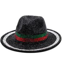 Striped Woolen Top Men's British Retro Outdoor Shade Woolen Jazz Hat main image 1