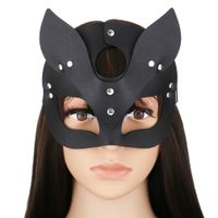 Creative Leather Prey Fox Ear Mask Eye Mask Christmas Party Dance Mask main image 5