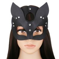 Kreative Lederne Beutefuchs-ohrmaske Augenmaske Weihnachtsfeier-tanzmaske main image 5