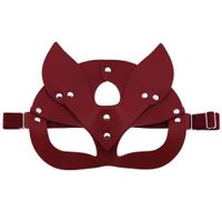 Creative Leather Prey Fox Ear Mask Eye Mask Christmas Party Dance Mask main image 14