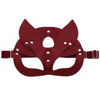 Kreative Lederne Beutefuchs-ohrmaske Augenmaske Weihnachtsfeier-tanzmaske sku image 2