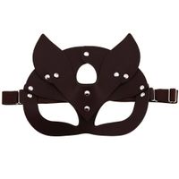Creative Leather Prey Fox Ear Mask Eye Mask Christmas Party Dance Mask sku image 6