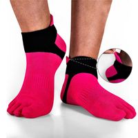 Four Seasons Short-tube Sports Split-toe Socks Breathable Mesh Cotton Socks Five-finger Socks Men&#39;s Socks main image 9
