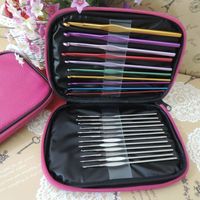 Knitting Tools Sweater Needles Metal Crochet Stainless Steel Aluminum Alloy Crochet Set 22 Sets main image 1