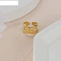 304 Stainless Steel 14K Gold Plated Fashion Plating Geometric No Inlaid main image 4