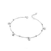 Fashion Simple S925 Silver Anklet Butterfly Popular Foot Jewelry main image 6