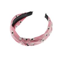 Fashion Printing Flower Fabric Pressed Hair Headband Wholesale main image 6