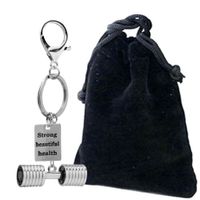 Fashion Creative Fitness Dumbbell Keychain Metal Backpack Buckle main image 6