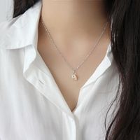 S925 Sterling Silver Necklace Baroqu Pearl Clavicle Women's Necklace main image 3