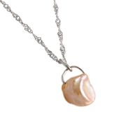 S925 Sterling Silver Necklace Baroqu Pearl Clavicle Women's Necklace main image 2