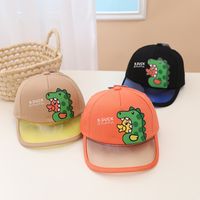 2-5 Year Old Children's Cartoon Dinosaur 2022 Spring New Transparent Brim Baseball Hat main image 5