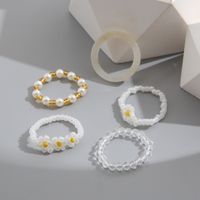 Ensemble De 5 Pièces De Perles De Fleurs De Mode Simples Européennes Et Américaines main image 3