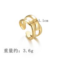 304 Stainless Steel 14K Gold Plated Fashion Plating Geometric No Inlaid sku image 1