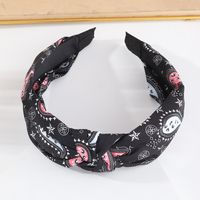 Fashion Printing Flower Fabric Pressed Hair Headband Wholesale sku image 4