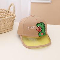 2-5 Year Old Children's Cartoon Dinosaur 2022 Spring New Transparent Brim Baseball Hat sku image 3