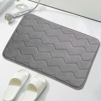 Wholesale Twill Bathroom Non-slip Floor Mat 40*60cm main image 4