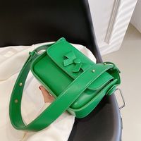 Simple Casual Solid Color New Shoulder Bow Armpit Messenger Bag main image 3