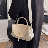 Simple Solid Color New Fashion Trend Broadband Shoulder Messenger Handbag main image 3