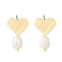 Fashion Flower Tassel Heart Shaped Geometric Alloy Pearl Earrings Wholesale main image 5