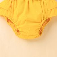 Kid Infants Cute Printed Triangle Rompers Romper Sleeve Jumpsuit main image 5