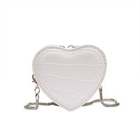 Fashion Heart Shaped Chain Messenger Mini Niche Lipstick Bag Wholesale sku image 1
