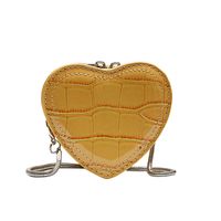 Fashion Heart Shaped Chain Messenger Mini Niche Lipstick Bag Wholesale sku image 2