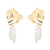 Fashion Flower Tassel Heart Shaped Geometric Alloy Pearl Earrings Wholesale sku image 5