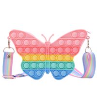 Mode Mignon Sac En Silicone Sac Pour Enfants Parent-enfant Porte-monnaie Sac De Messager sku image 1