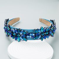 Spring Blue Gemstone Decoration Blue Headband main image 1