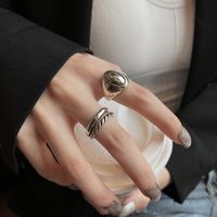 Niche Retro Multi-layer Thick Hip-hop Opening Adjustable Index Finger Ring main image 1