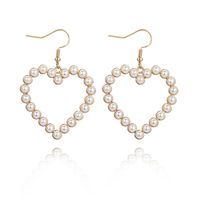 Fashion Inlaid Pearl Classic Heart Earrings Ornaments Wholesale main image 6