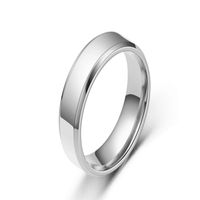Fashion Stainless Steel Glossy Ring European And American Men's Ring Wholesale main image 2