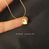 304 Stainless Steel 18K Gold Plated Simple Style Plating Geometric Necklace main image 1