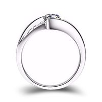Fashion Female Ring Korean Simple Twisted Diamond Couple Jewelry Wholesale main image 5