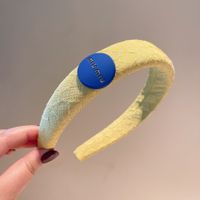 Retro Contrast Color Cotton Three-dimensional Hairpin Headband Jewelry sku image 2