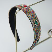 Korean Baroque Full Gem Rhinestone Headband main image 1